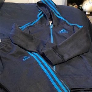 Adidas Blue Track Suit Size 7
